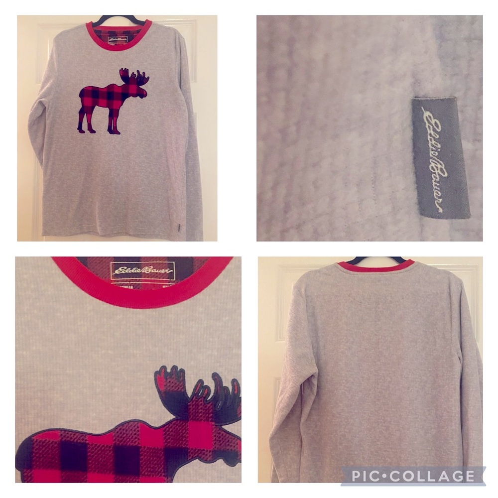 🎄❤️Eddie Bauer🙌Holiday ready! Men’s Medium! Sleep shirt